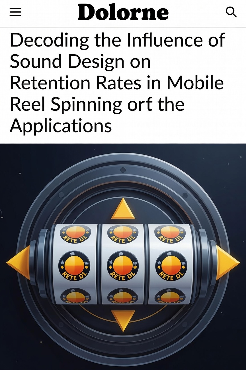 Mobile reel spinning app interface displaying spinning reels with audio waveform overlays and retention metric graphs